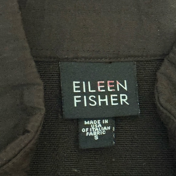 Eileen Fisher Chocolate Brown Shirt Jacket - Picture 3 of 8